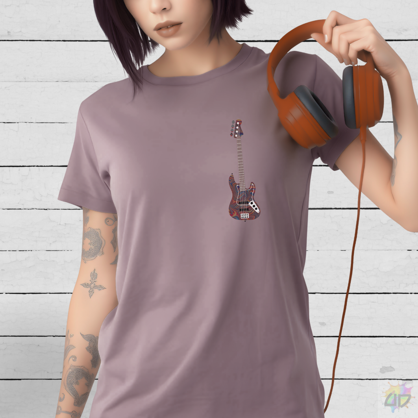 Psychedelic Bass Pocket Graphic Tee.