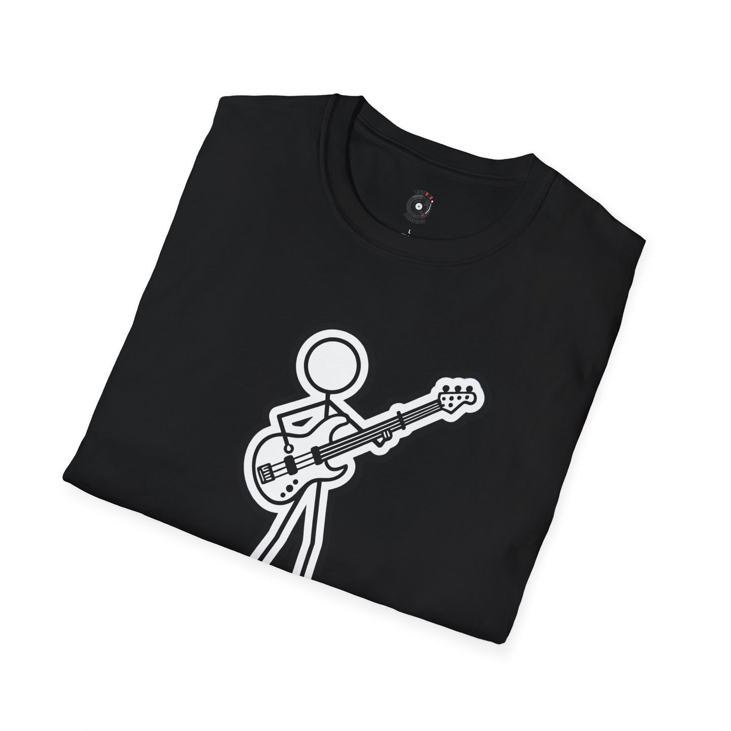 Stick figure on the bass graphic.