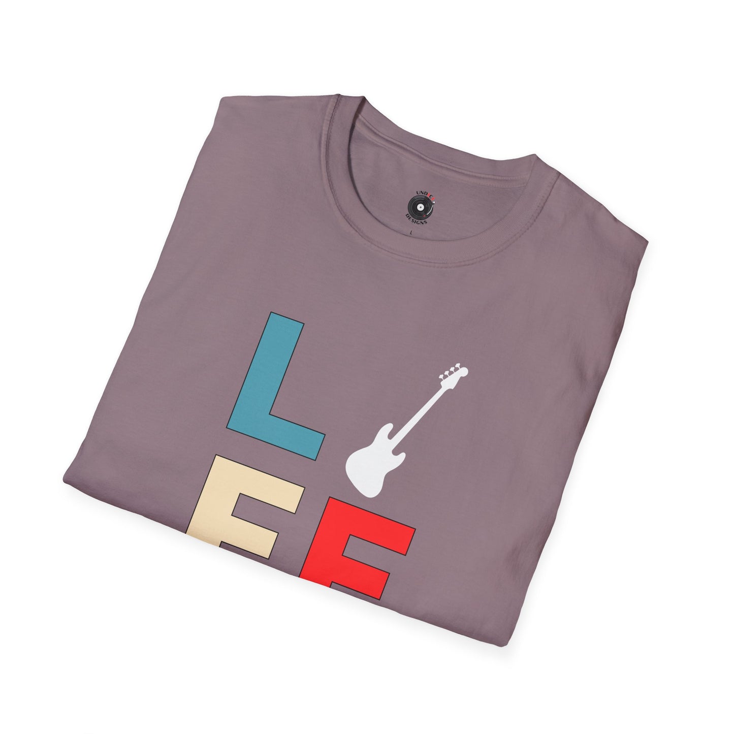 "LIFE" in colorful blocks