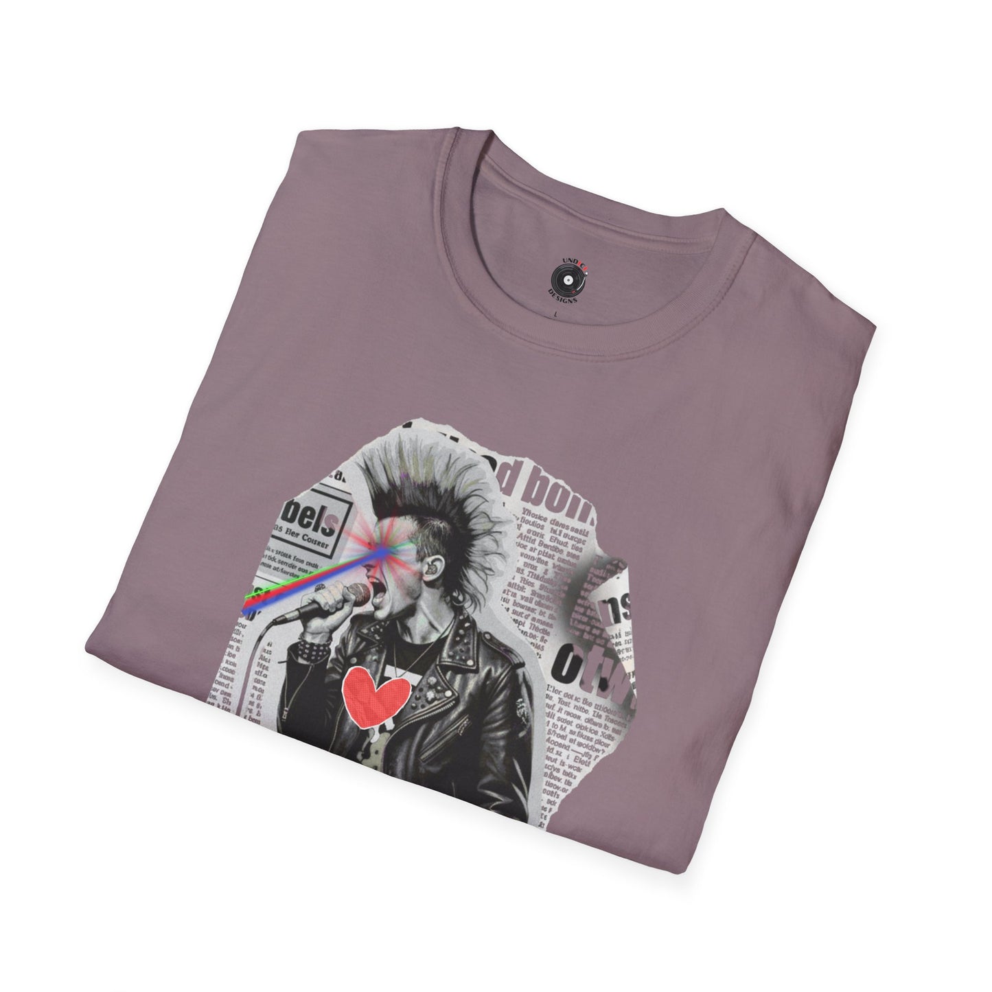 Punk Rock singer graffiti graphic