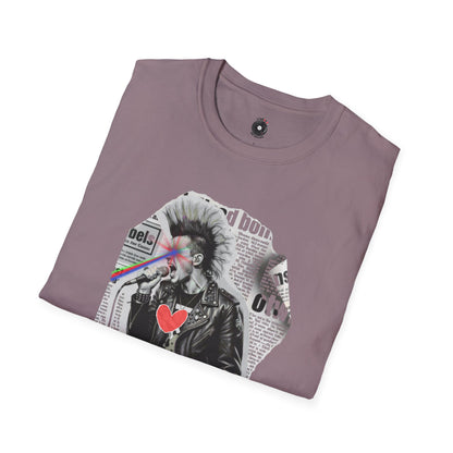 Punk Rock singer graffiti graphic