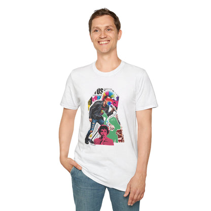 Colorful Punk Rock singer graffiti graphic