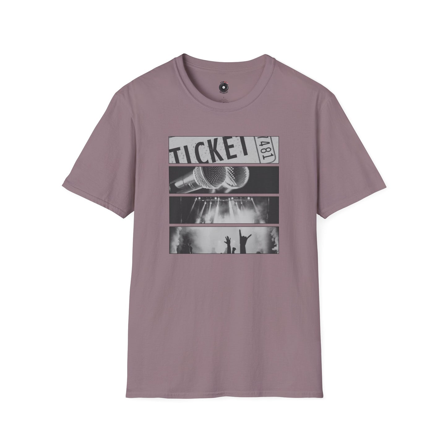 Four Concert Flags Graphic Tee.