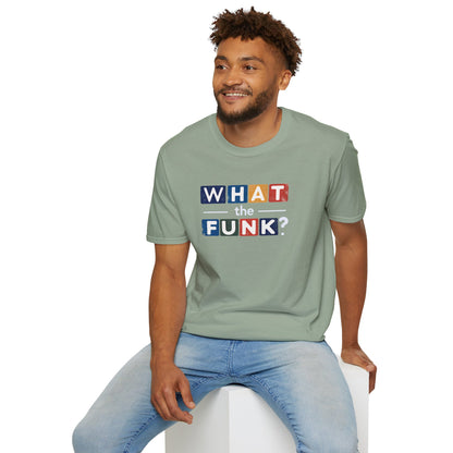 "What the funk? in colorful highlights