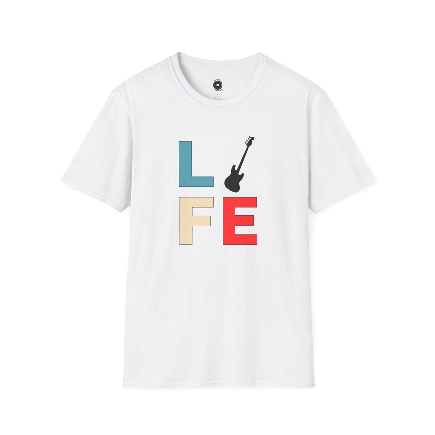 "LIFE" in colorful blocks