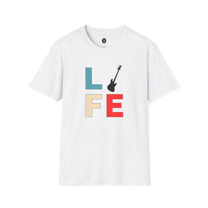 "LIFE" in colorful blocks