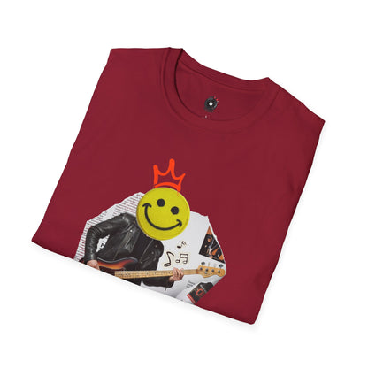 Rock bassist graffiti graphic