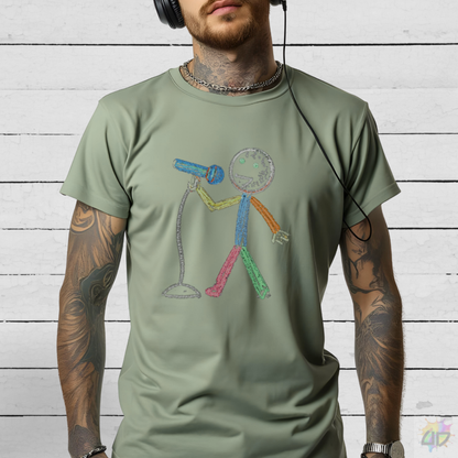 Singer in Crayon Graphic Tee.