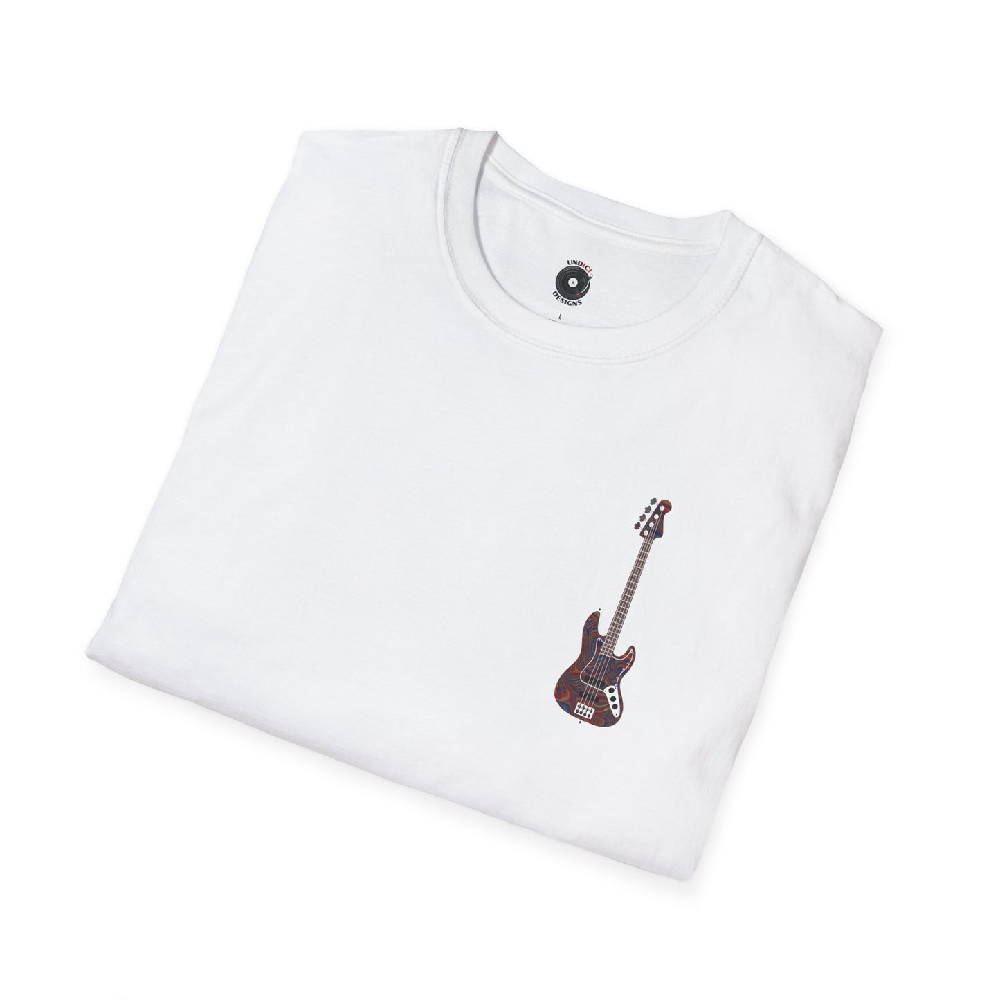 psychedelic bass pocket graphic tee