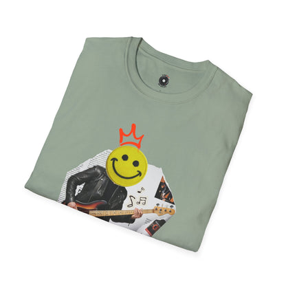 Rock bassist graffiti graphic