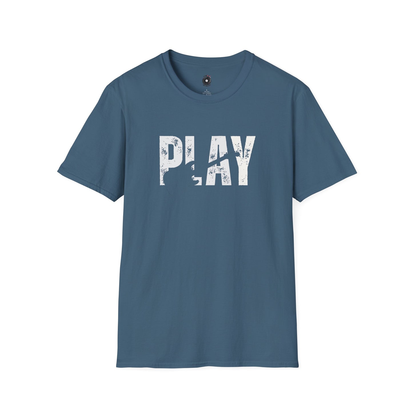 "Play" Grunge Graphic Tee.