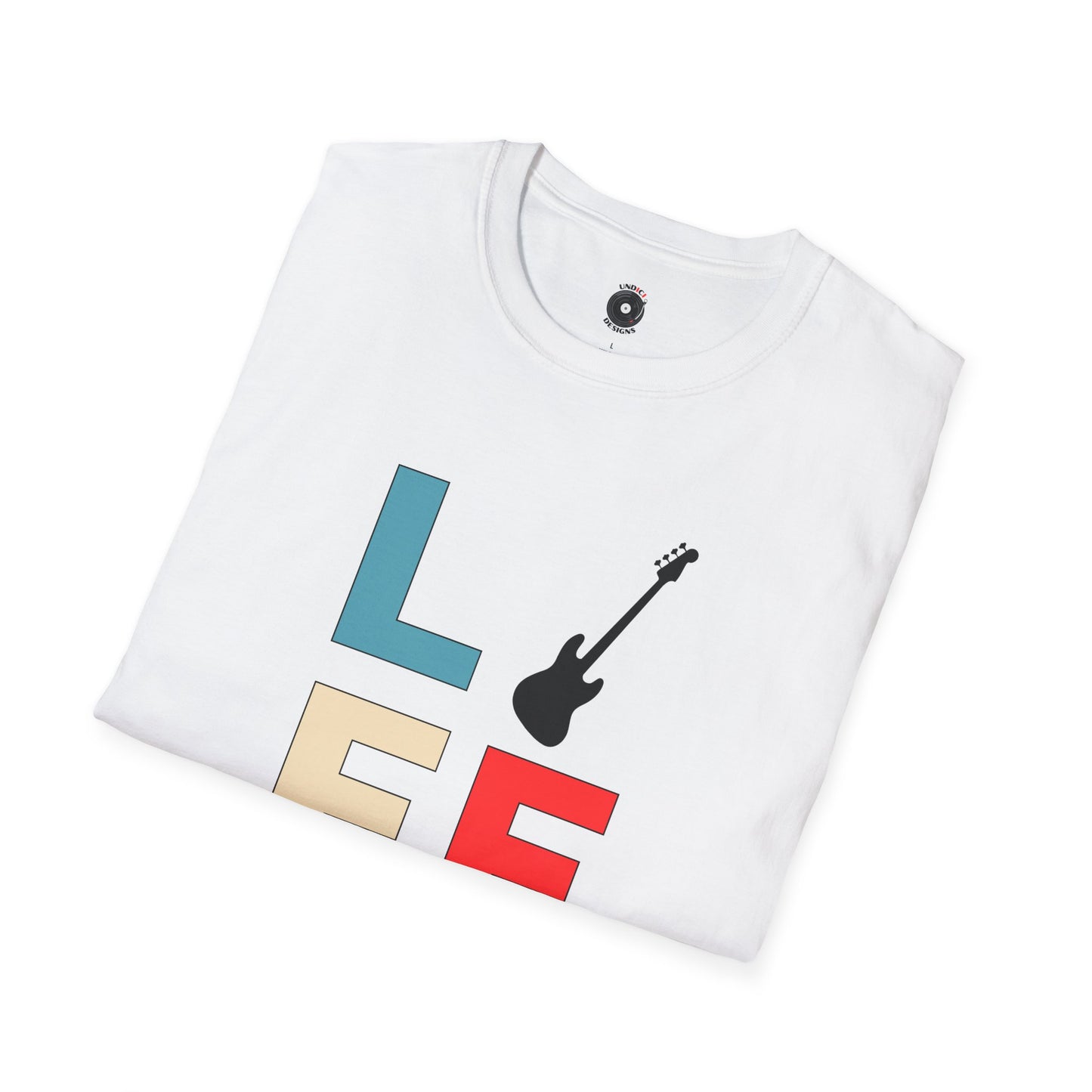 "LIFE" in colorful blocks