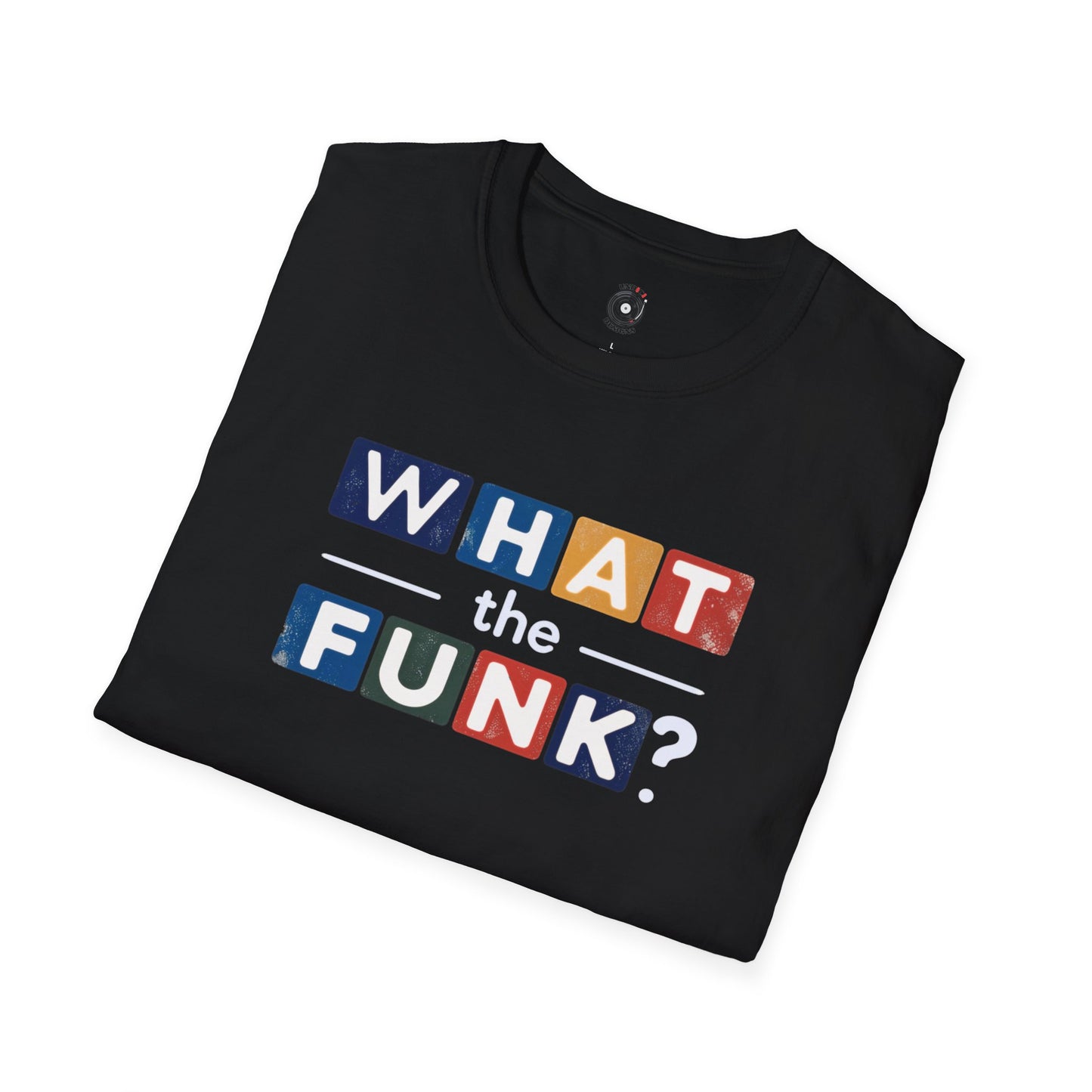 "What the funk? in colorful highlights