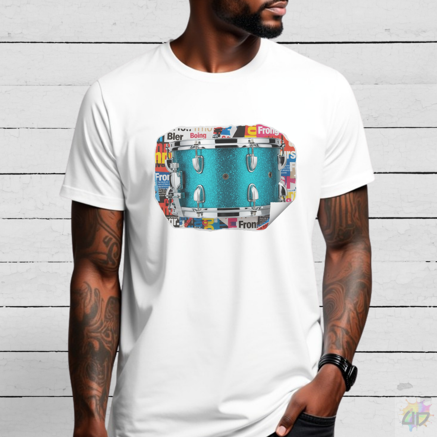 Blue Tom Cutout Graphic Tee.