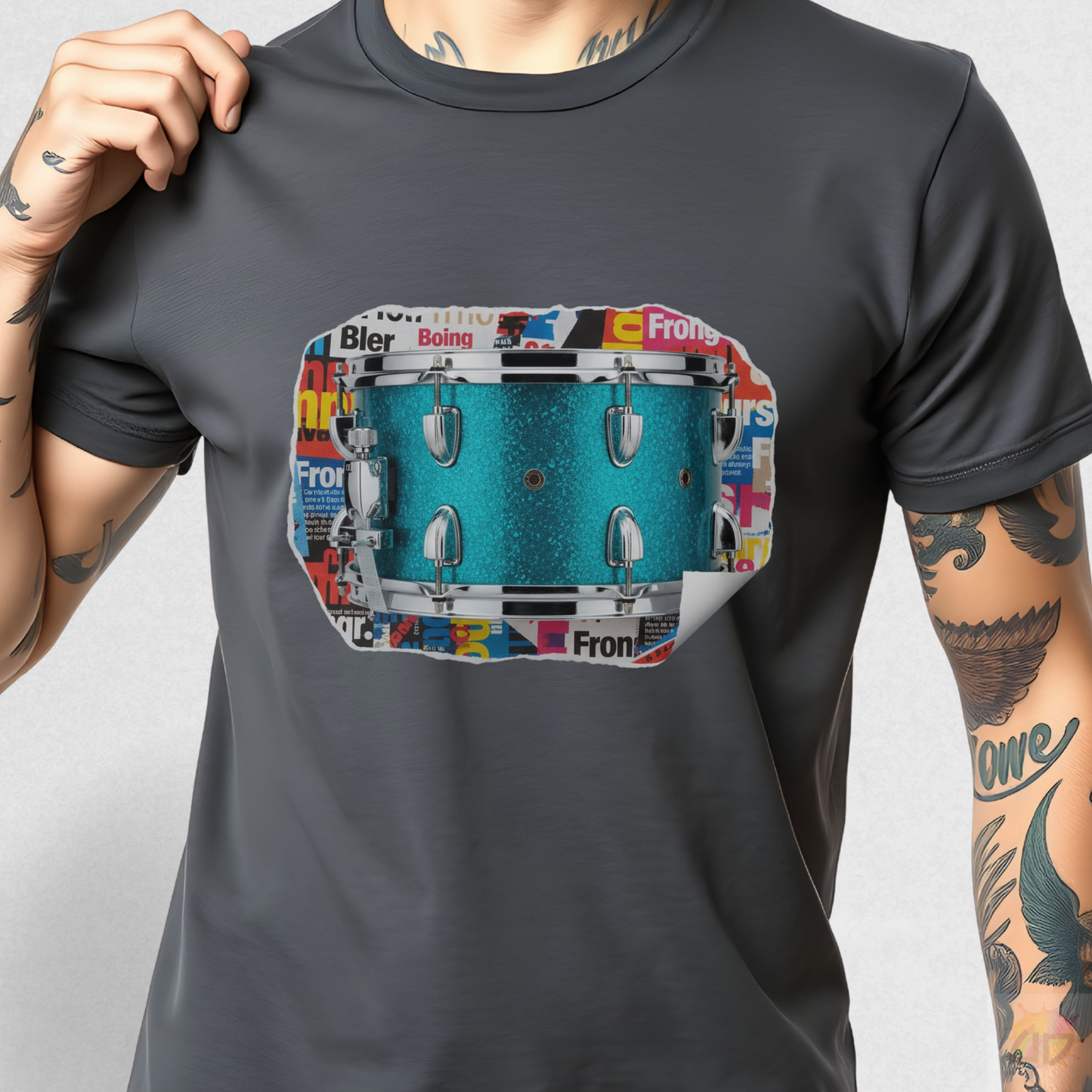 Blue Tom Cutout Graphic Tee.