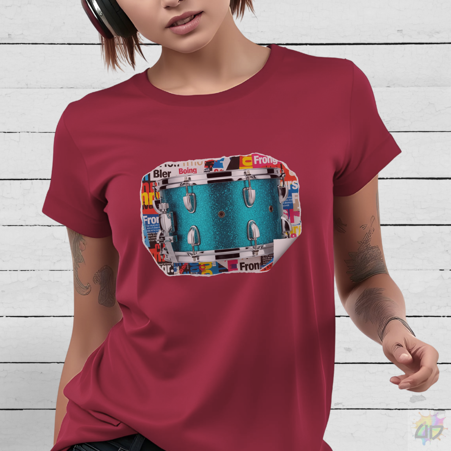 Blue Tom Cutout Graphic Tee.