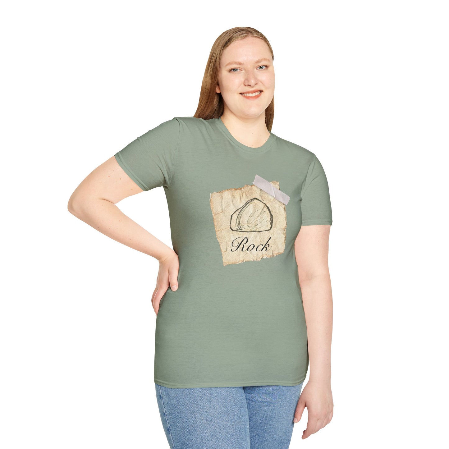 Rock Crayon drawing on Post it