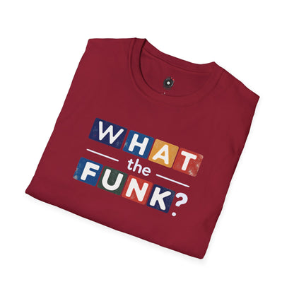 "What the funk? in colorful highlights