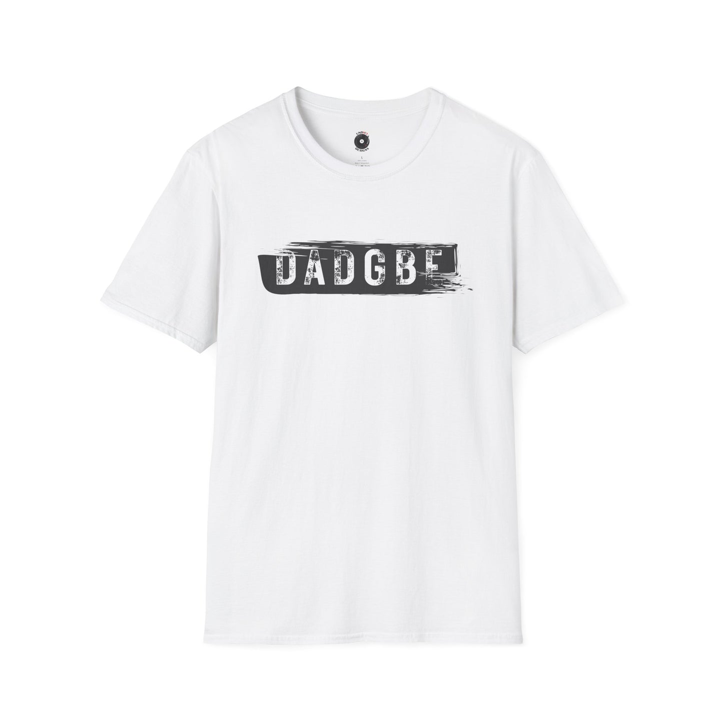 "DADEGB" in grunge highlight